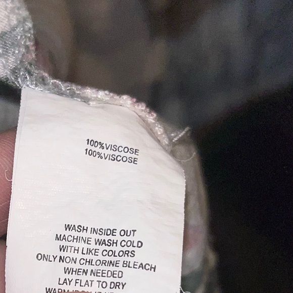 100% Viscose O'Neill Floral open front shirt or cardigan - Picture 5 of 5